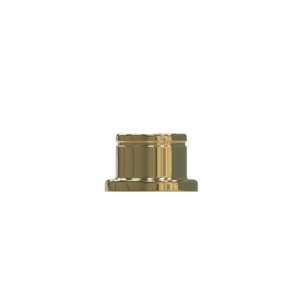 كولر عطر اسطواني بقاعدة دائرية ذهبي لامع