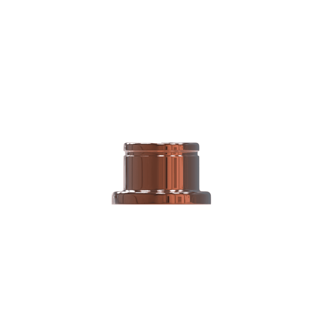 كولر عطر اسطواني بقاعدة دائرية روز جولد