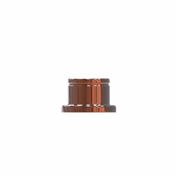 كولر عطر اسطواني بقاعدة دائرية روز جولد